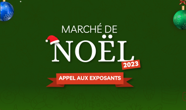 Affiche candidature exposant - Marché de noel 2023